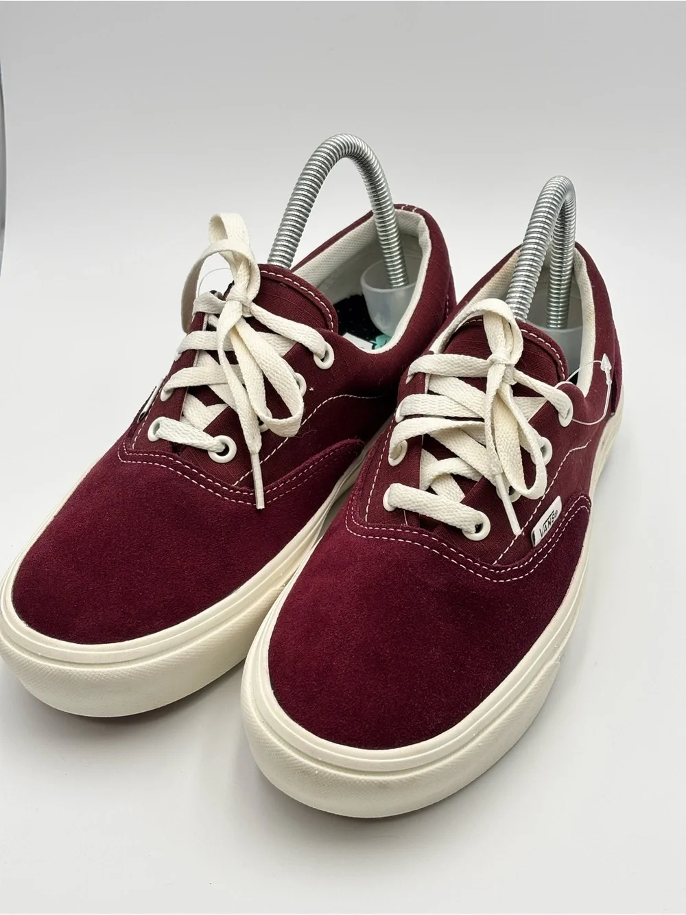 Vans Unisex  Low-Top Sneakers Suede Leather Burgundy  size M6/W 7.5  NEW